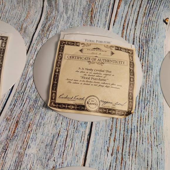 8 Bradex 9" Plates The Garden Secrets - Picture 16 of 16